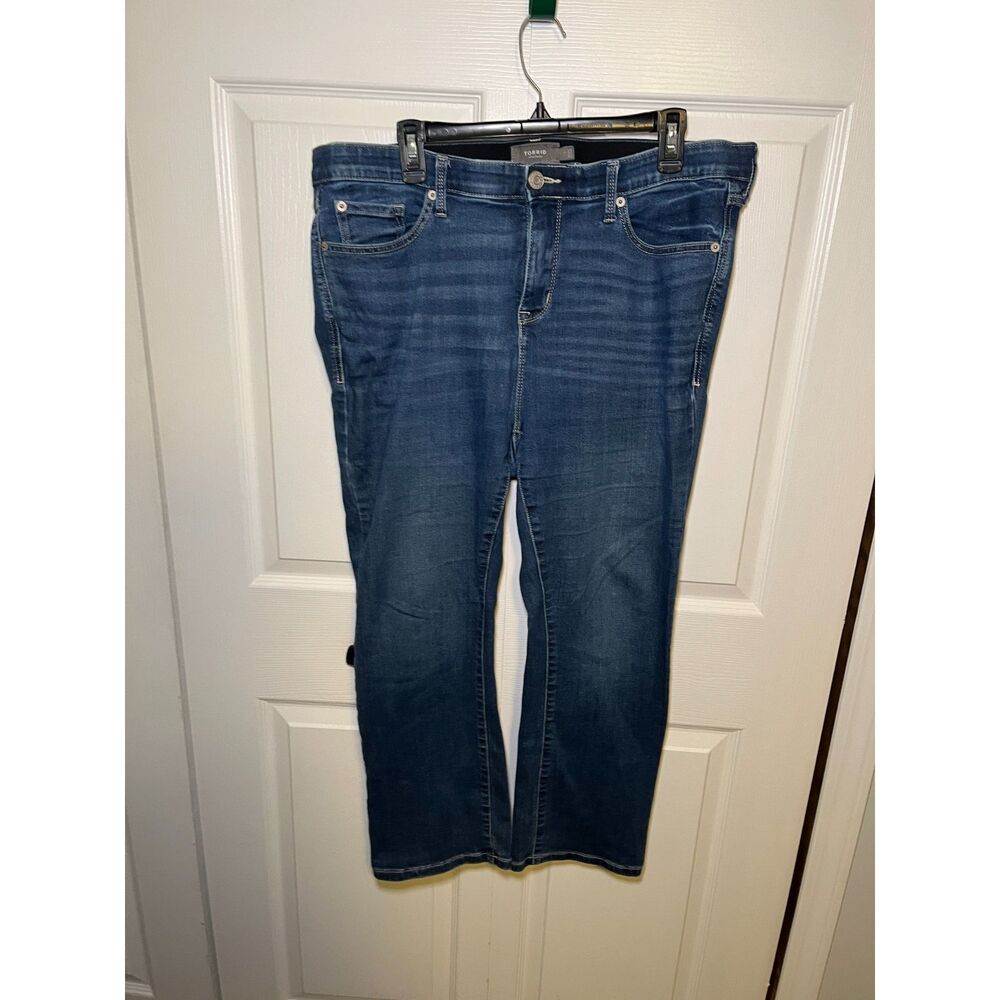 Torrid Womens Jegging Jeans Plus Size 16 Blue Stretch Denim Skinny Pants